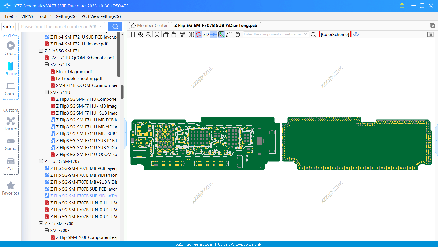 Samsung Z Flip 5G-SM-F707B SUB bitmap